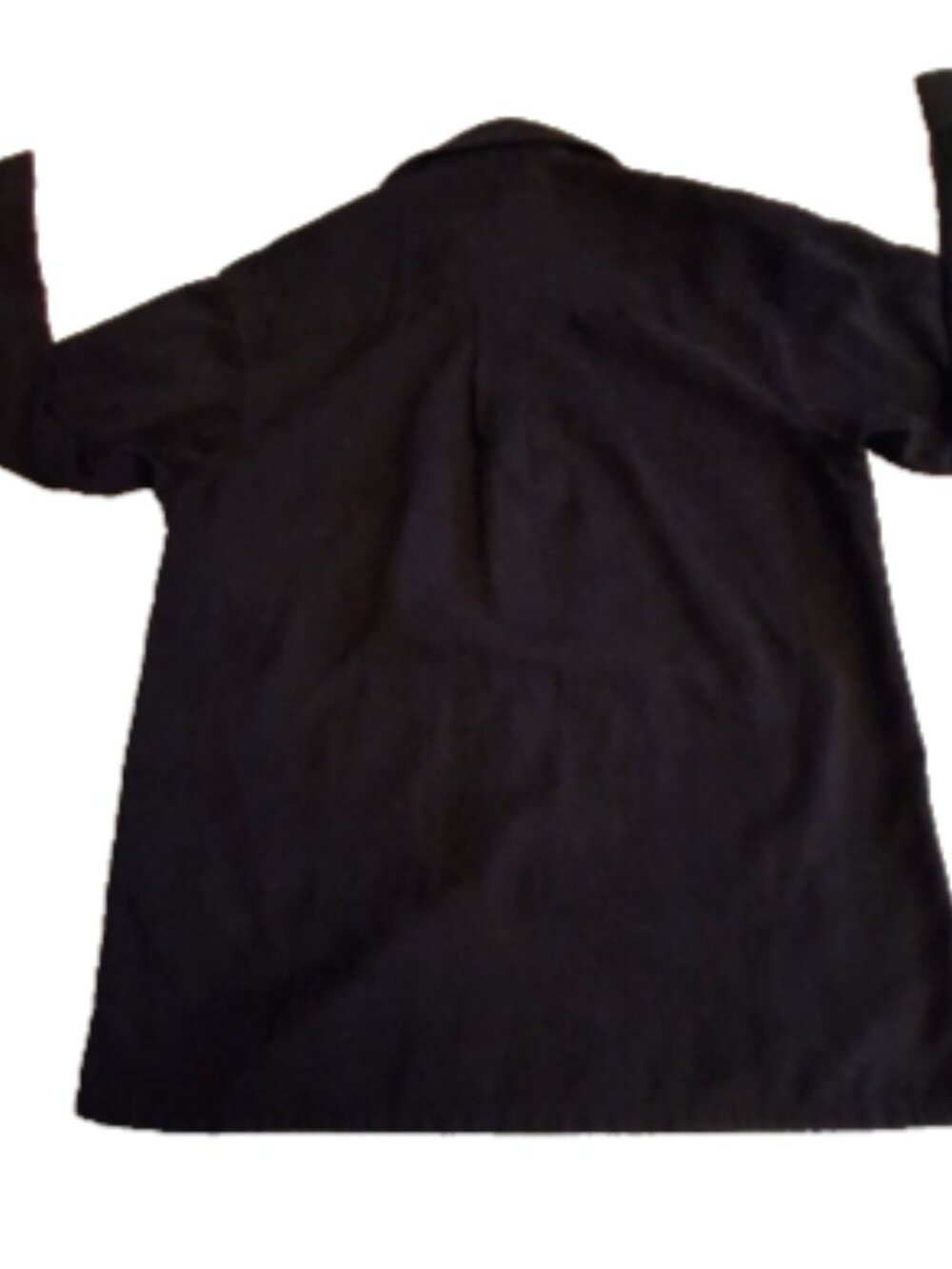 Ron Chereskin Shirt Mens M Black Sueded Luxe Button Pockets Long Sleeve Shirt - Picture 7 of 8